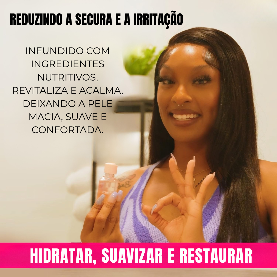 Óleo reparador natural para o cuidado íntimo feminino (EM PROMOÇÃO 2X1)