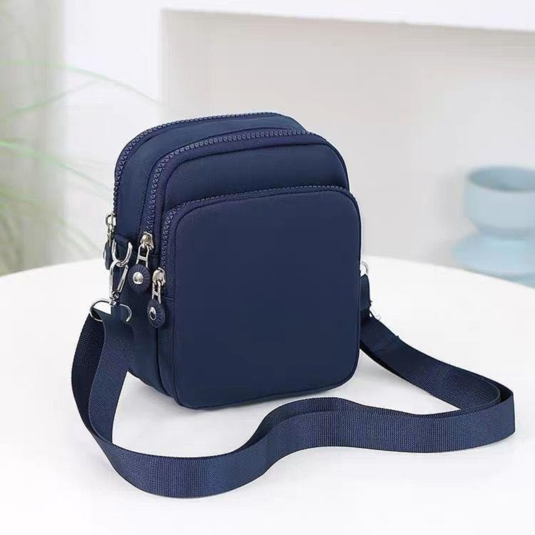 Bolsa leve com design multi-compartimentos