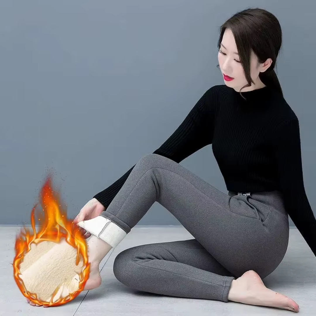 Calças Thermo Slim Fit com bolsos para mulher (EM PROMOÇÃO 2X1)