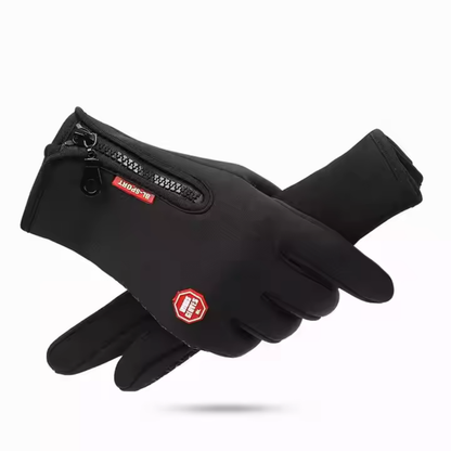 Luvas de inverno impermeáveis com sensores de visualização unissexo