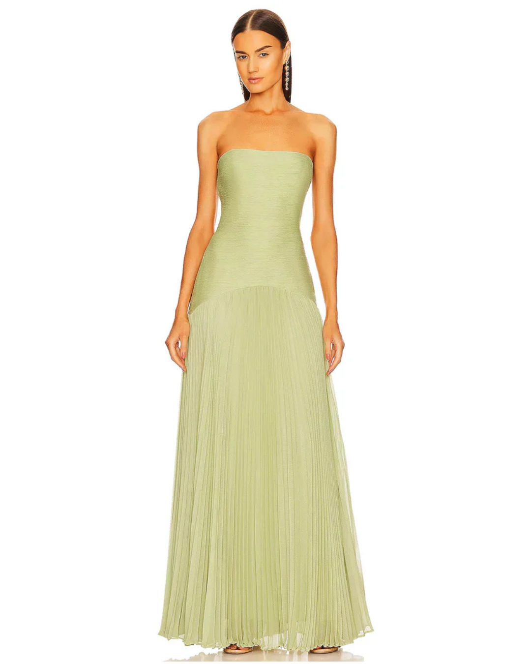 Vestido de mulher elegante em tecido macio