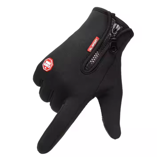 Luvas de inverno impermeáveis com sensores de visualização unissexo