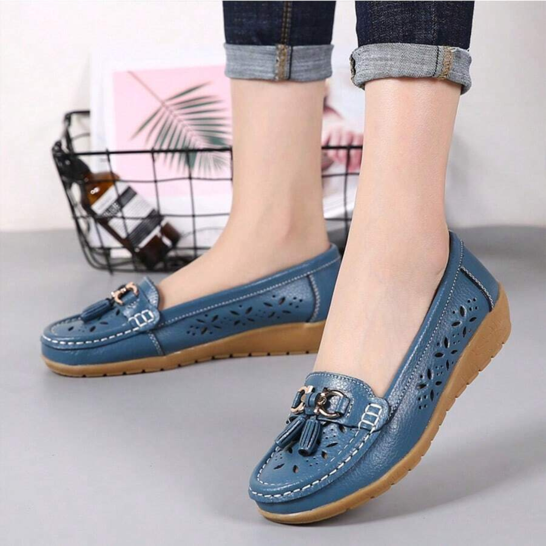 Mocassins Respiráveis Sem Atacadores para Mulher