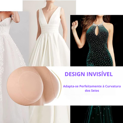 Adesivos para Seios Invisíveis e Sem Costura (OFERTA 2x1)