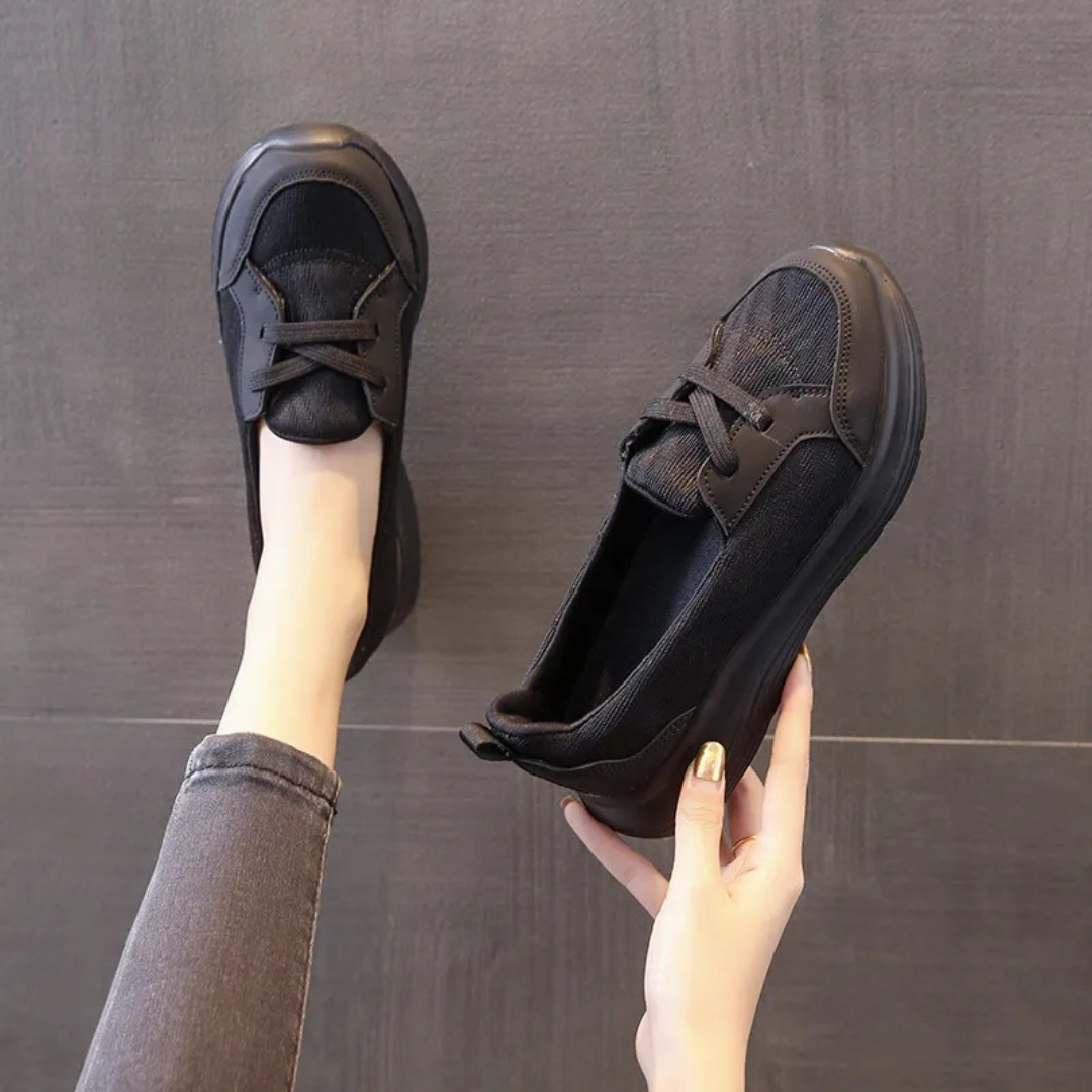 Sapatos Ortopédicos sem Atacadores para Mulher, com Apoio para o Arco e Sola Antiderrapante