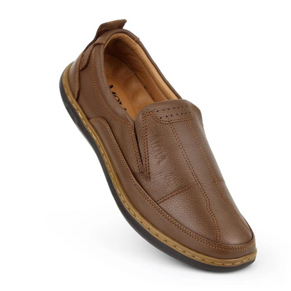 Sapatos ergonómicos de couro para homem