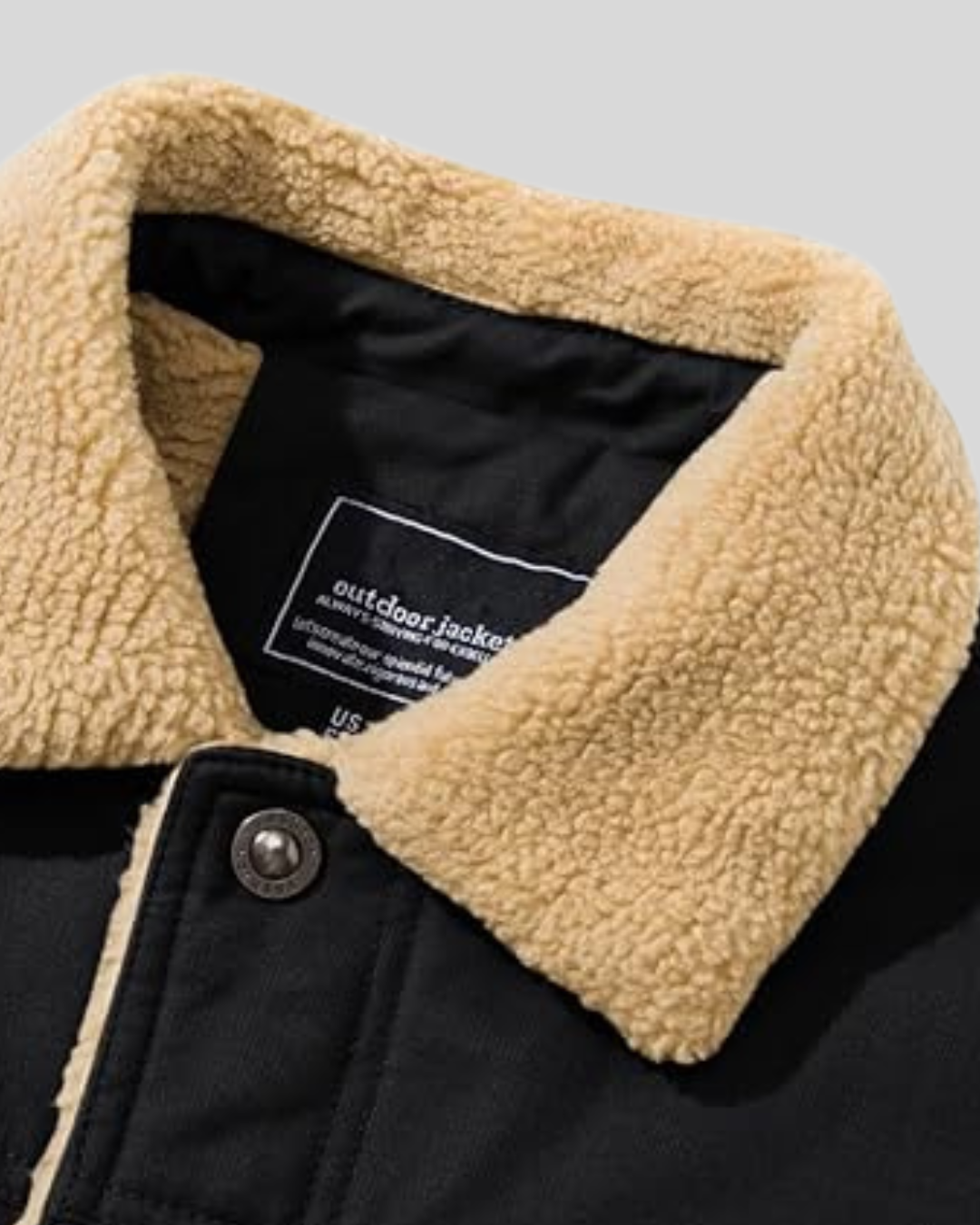 Casaco de lã Sherpa para homem