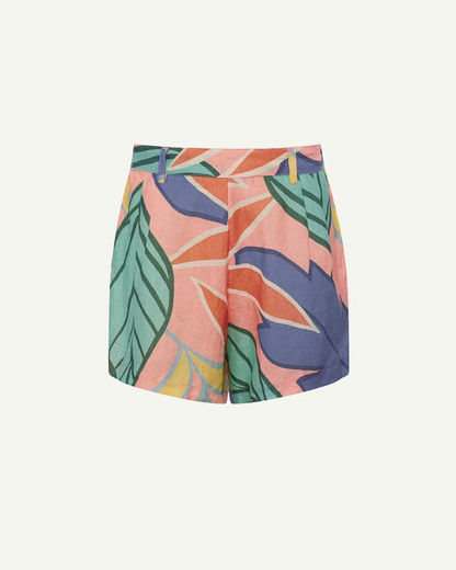 Conjunto de camisa e calções para mulher