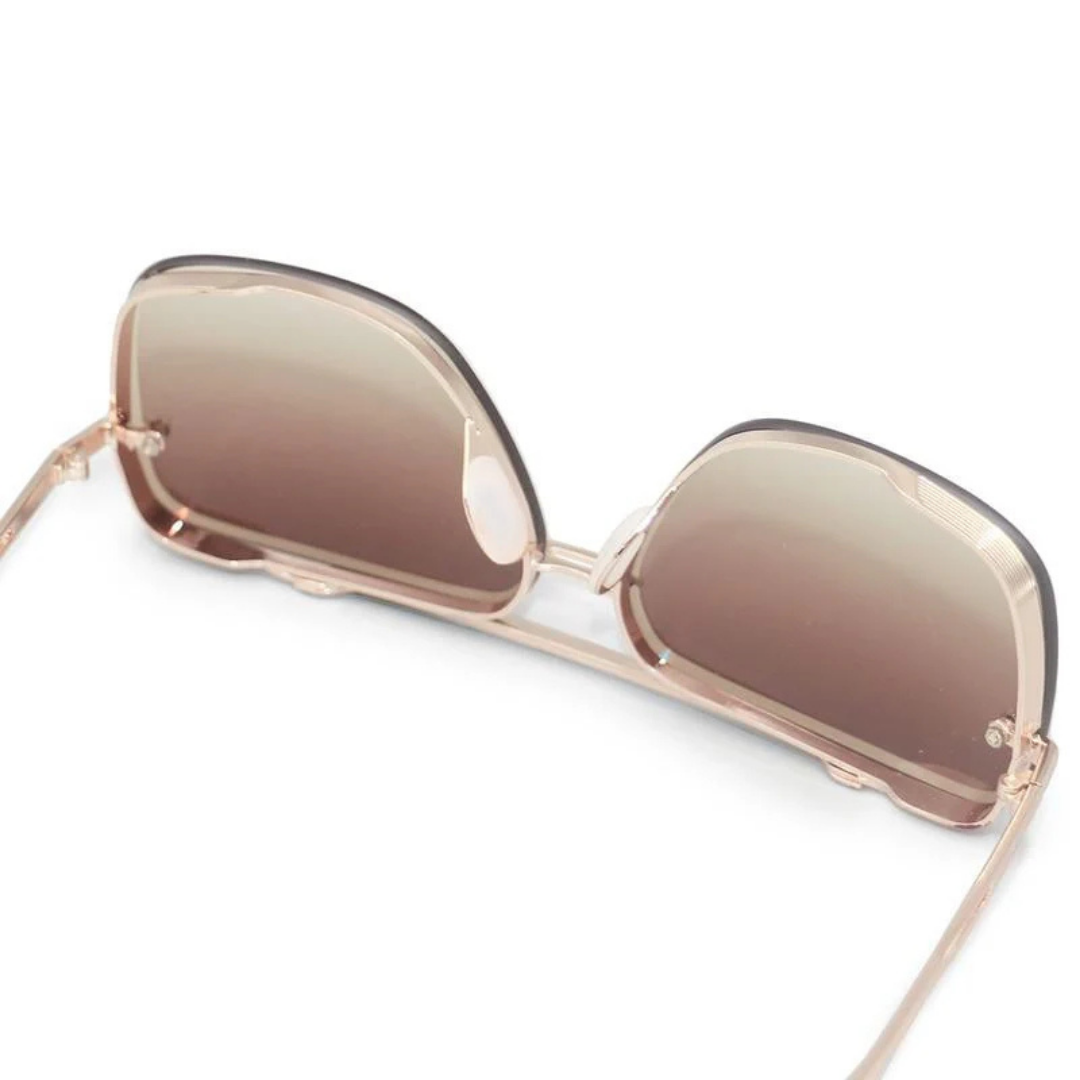 Óculos de sol retro gradiente com proteção UV400 unissexo