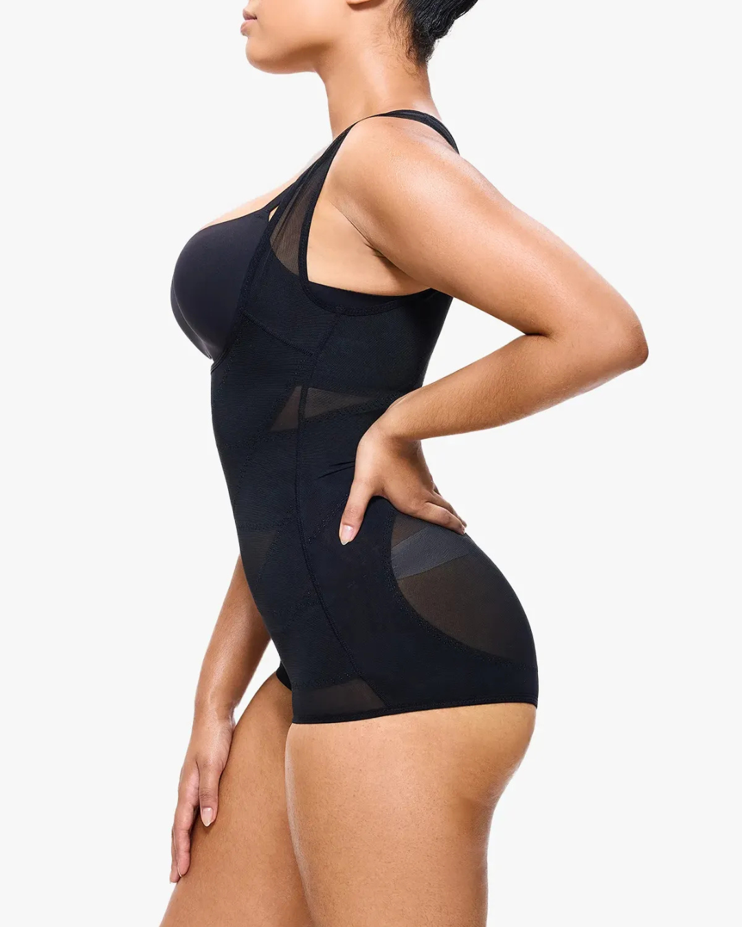 Cinta de Abdominoplastia de Malha Triangular para Mulher