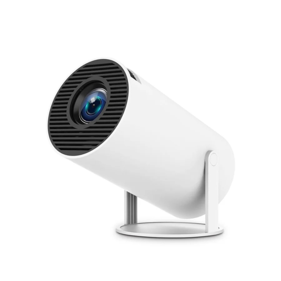 Projetor portátil inteligente com rotação de 180°