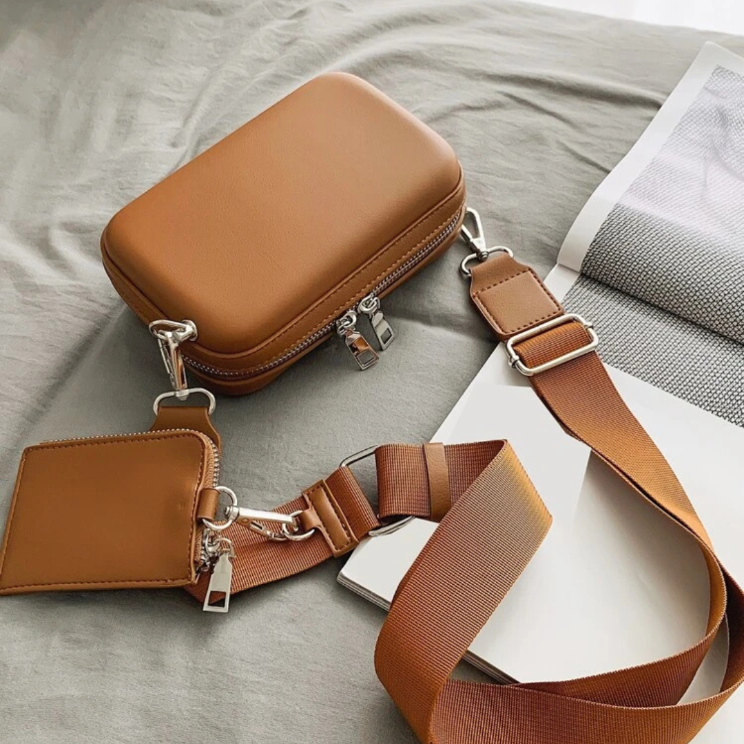 Saco de Corpo Cruzado Multifuncional Elegante para Mulher