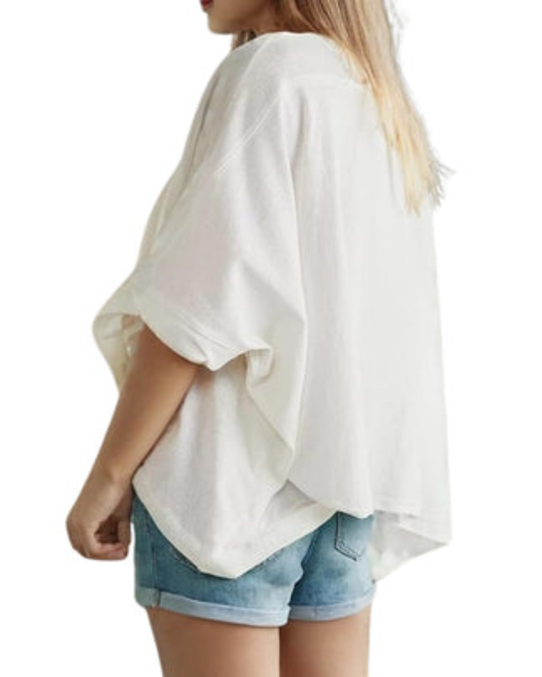 Camiseta Casual com Caimento Solto Confortável