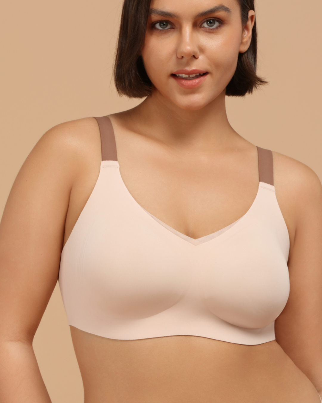 Soutien de Malha com Decote Profundo e Esculpido (OFERTA 2X1)
