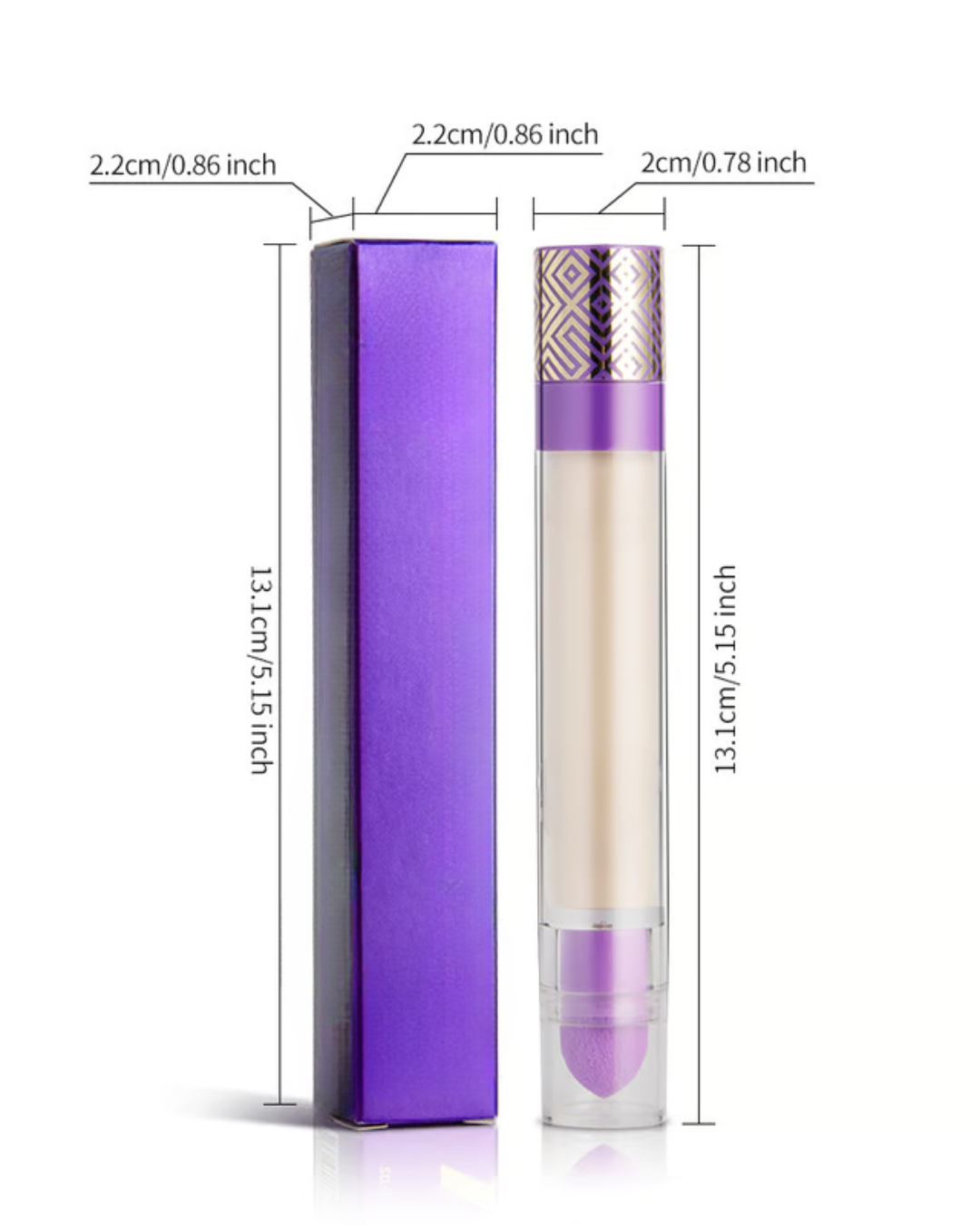 Base e Corretor 2 em 1 com Efeito Anti-Envelhecimento Cobertura Perfeita e Efeito Rejuvenescedor (OFERTA 2X1)
