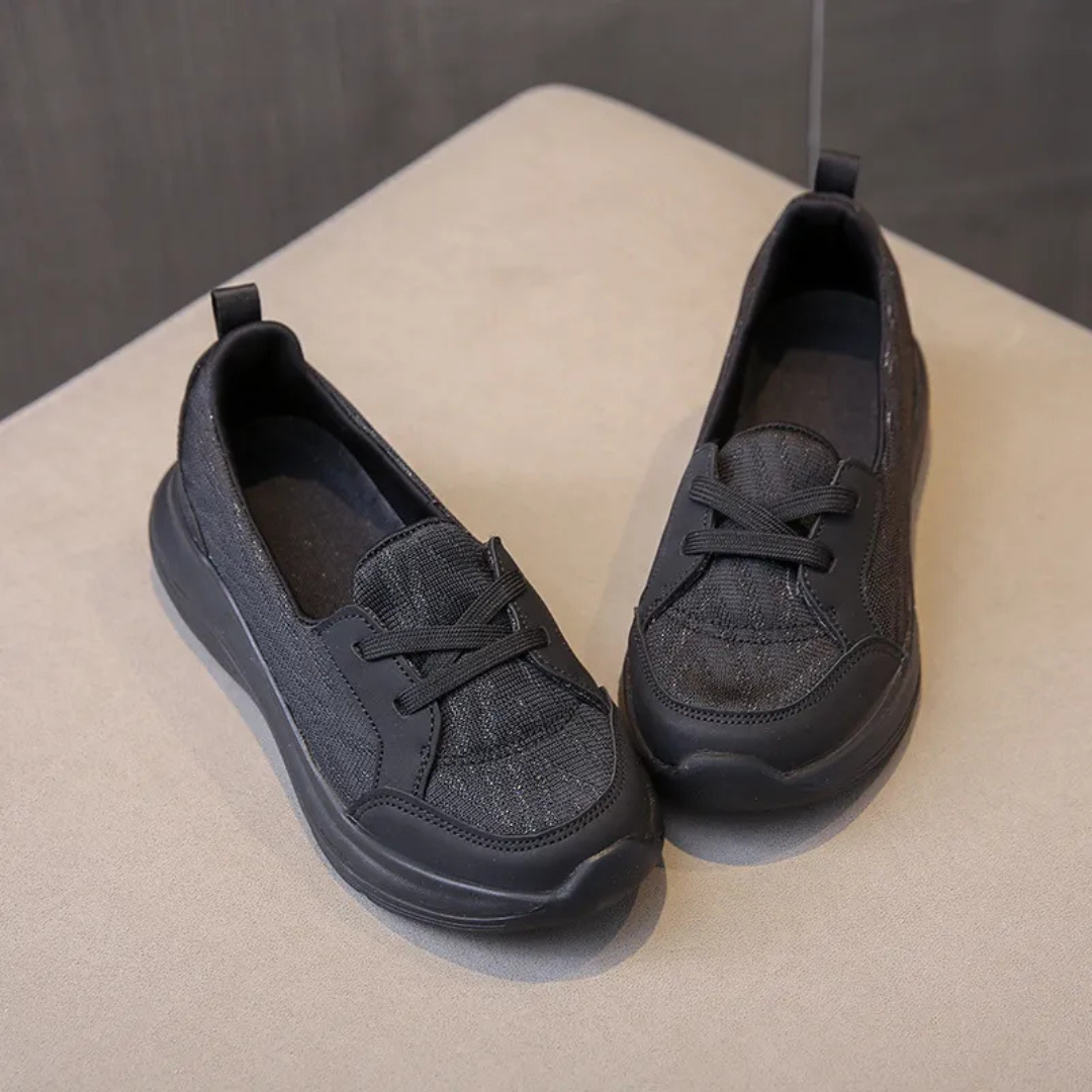 Sapatos Ortopédicos sem Atacadores para Mulher, com Apoio para o Arco e Sola Antiderrapante