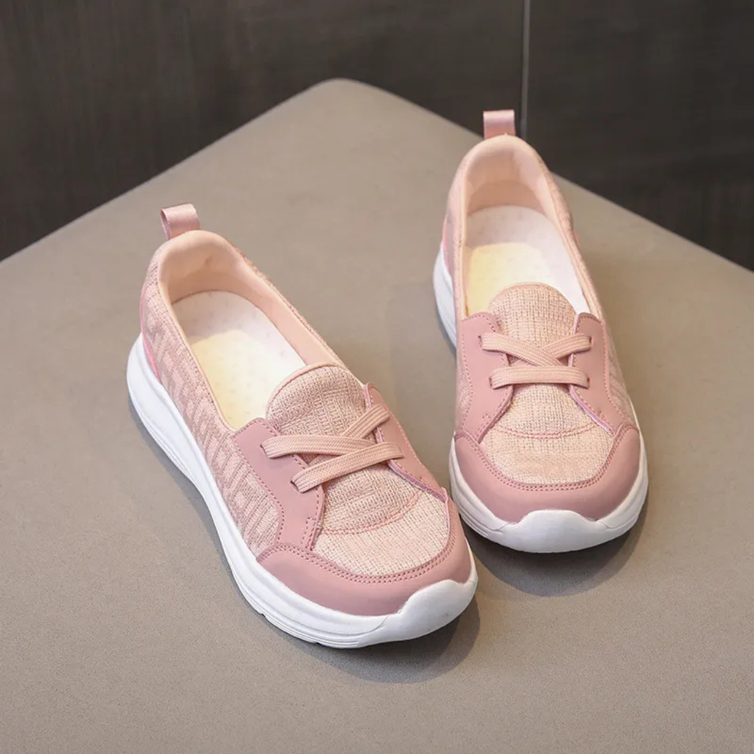 Sapatos Ortopédicos sem Atacadores para Mulher, com Apoio para o Arco e Sola Antiderrapante