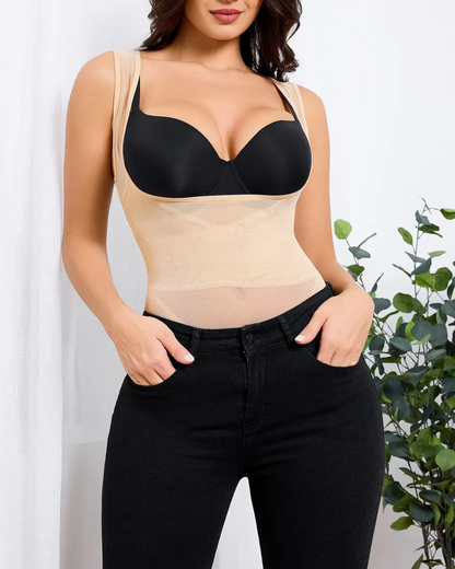 Cinta de Abdominoplastia de Malha Triangular para Mulher