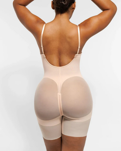 Corpo Adelgaçante com Decote Profundo e Efeito Lifting para um Realce Natural
