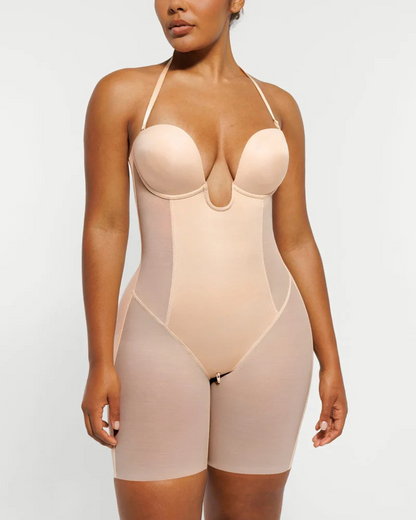 Corpo Adelgaçante com Decote Profundo e Efeito Lifting para um Realce Natural