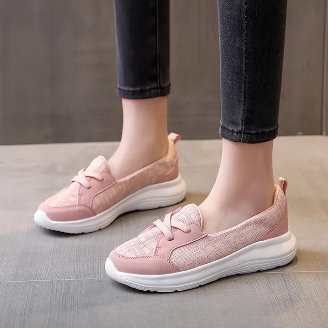 Sapatos Ortopédicos sem Atacadores para Mulher, com Apoio para o Arco e Sola Antiderrapante