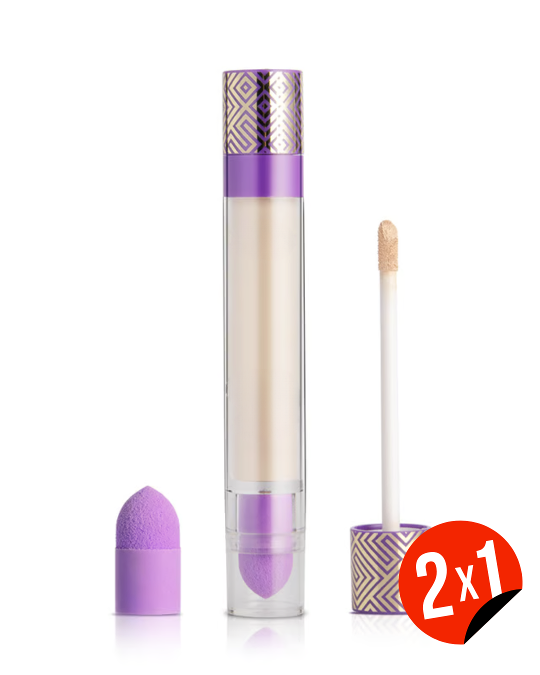 Base e Corretor 2 em 1 com Efeito Anti-Envelhecimento Cobertura Perfeita e Efeito Rejuvenescedor (OFERTA 2X1)